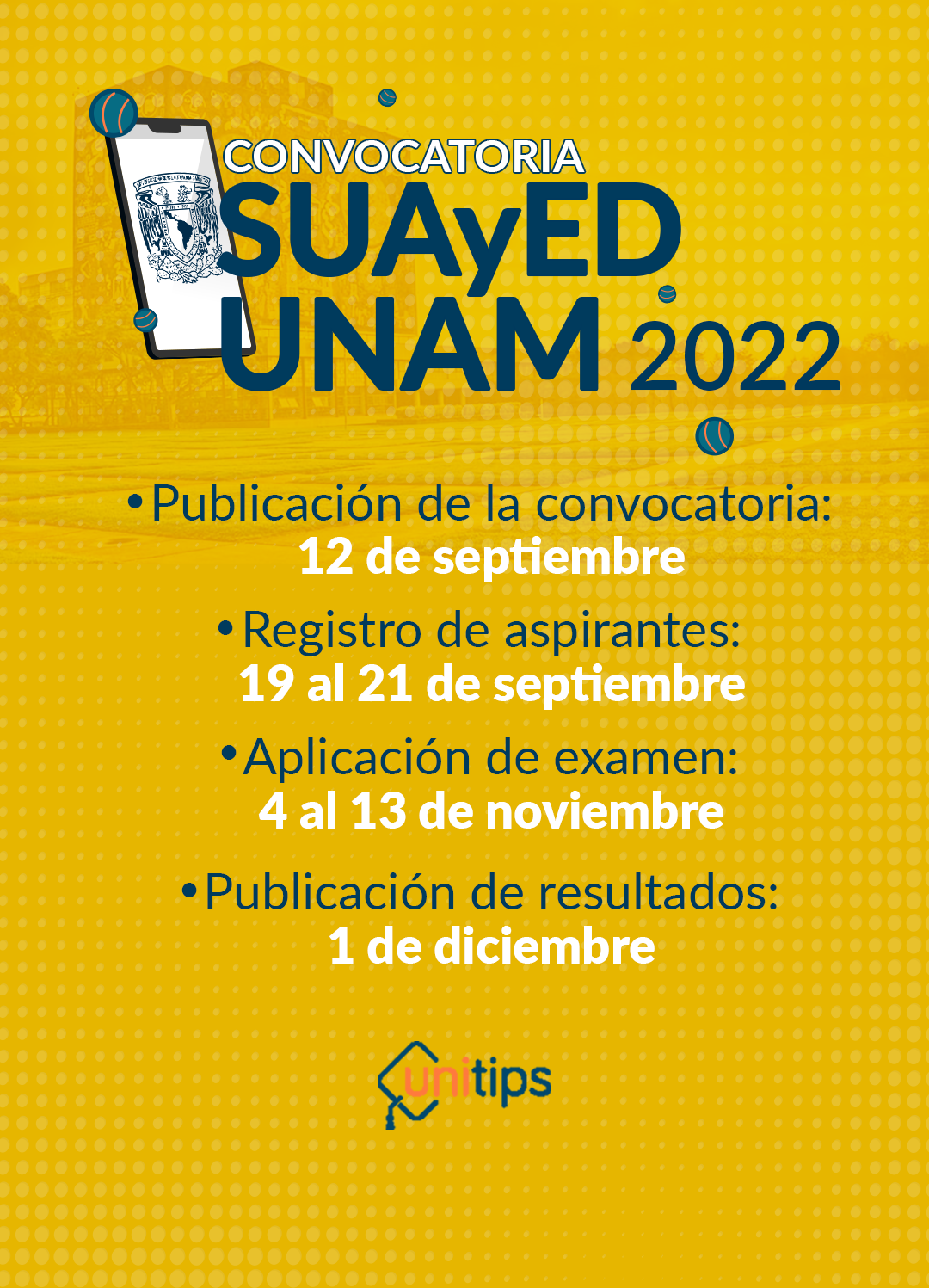 Segunda convocatoria UNAM SUAyED 2022